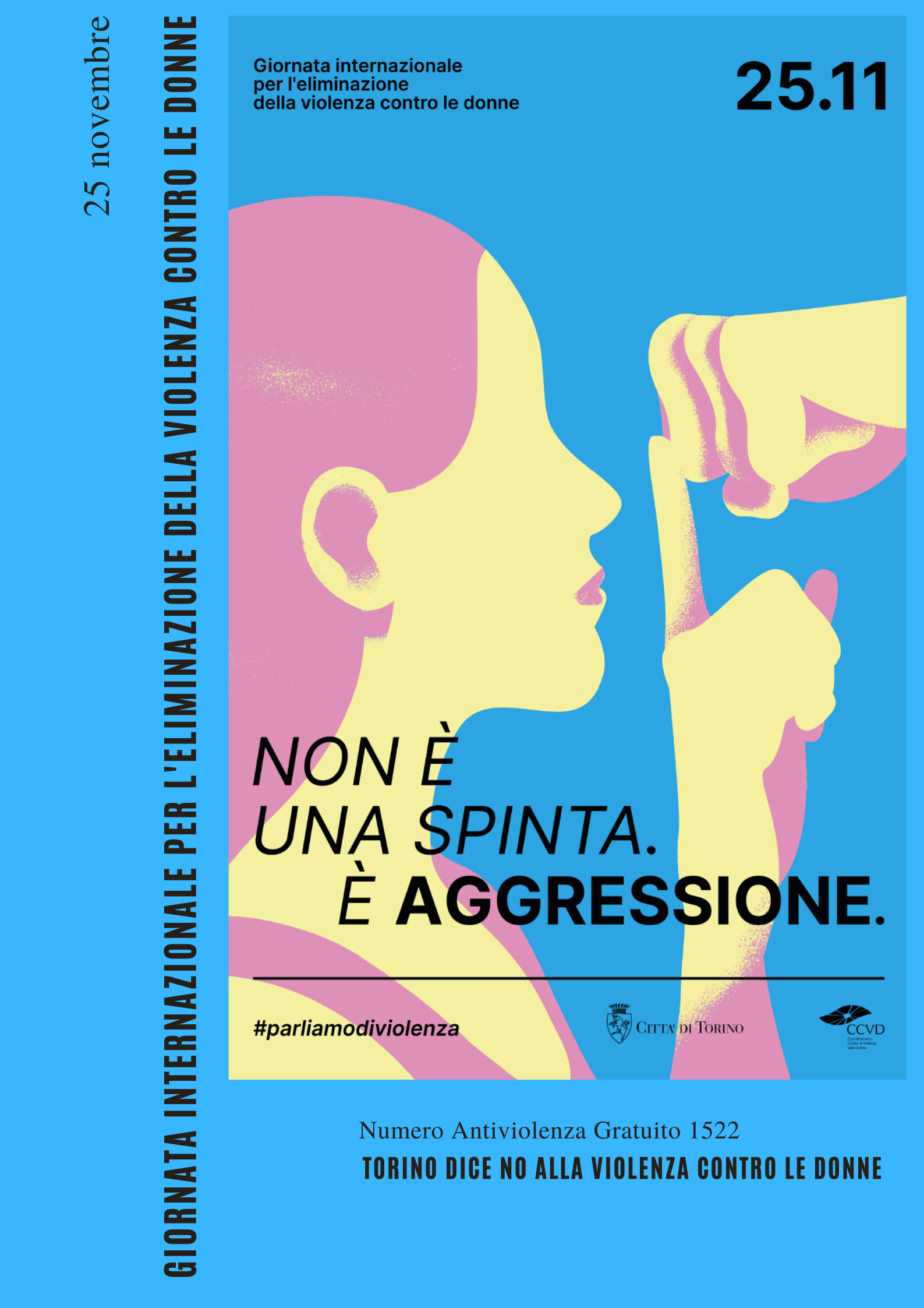 25 novembre – Giornata Internazionale per l’Eliminazione della Violenza contro le Donne.