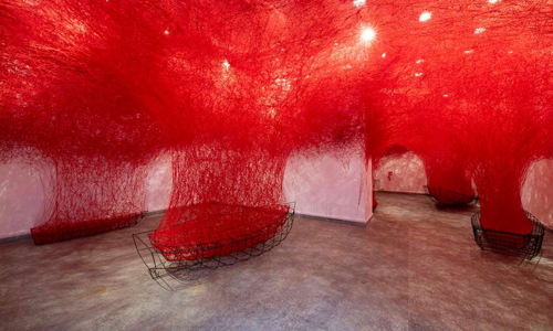 Chiharu Shiota mobile Chiharu Shiota mobile