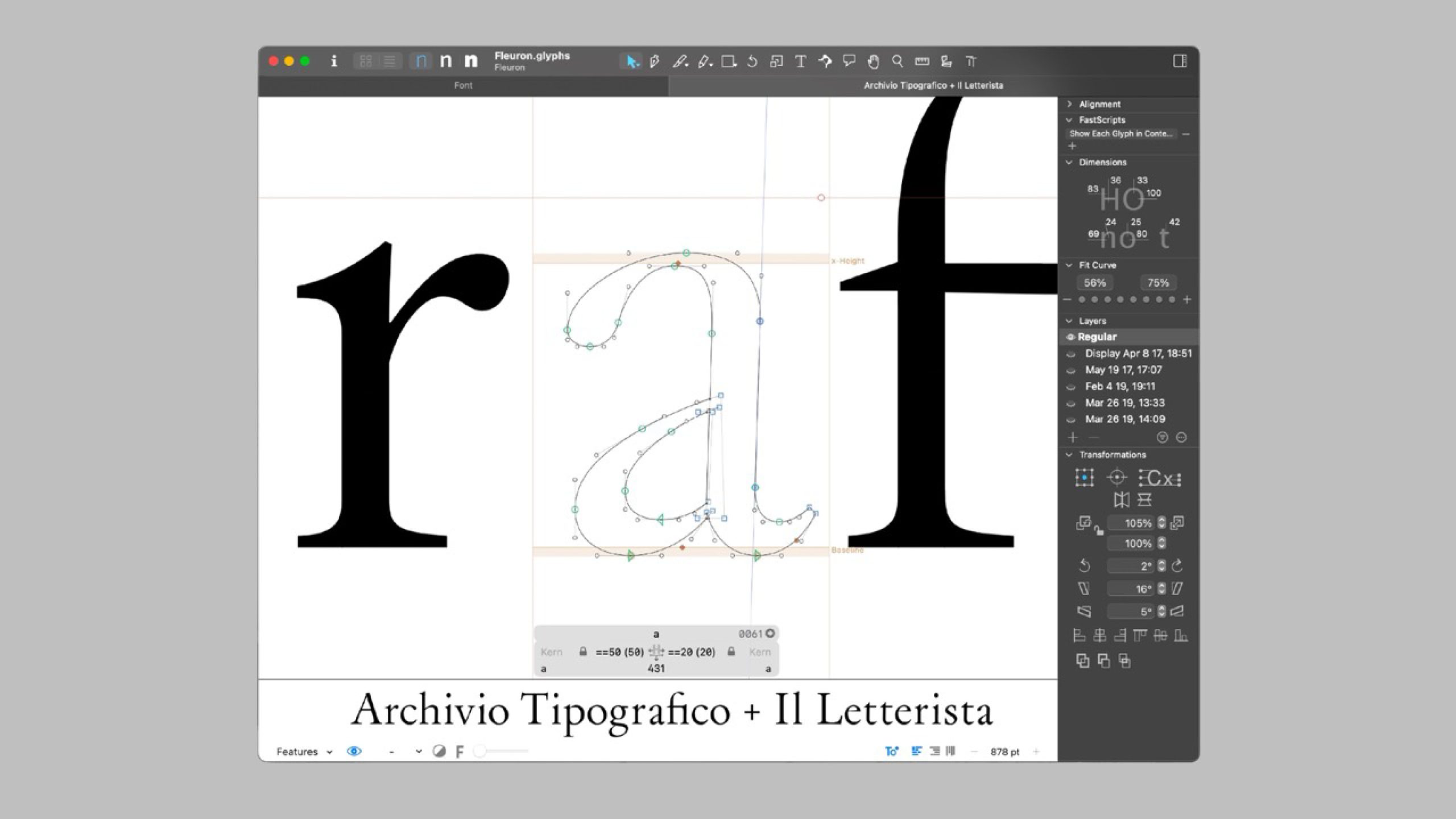 Tracciati. Il mestiere del type designer