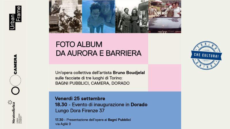 Foto album da Aurora e Barriera, l’opera fotografica collettiva dell’artista Bruno Boudjelal